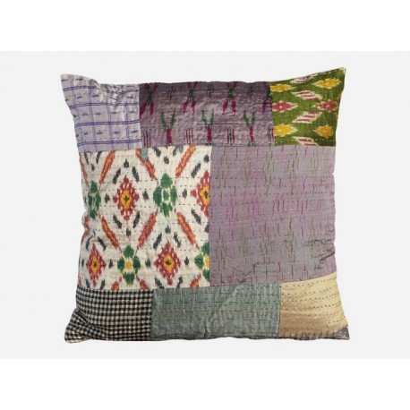 housse de coussin patchwork