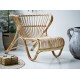 Fauteuil Fox Viggo Boesen en rotin Sika Design