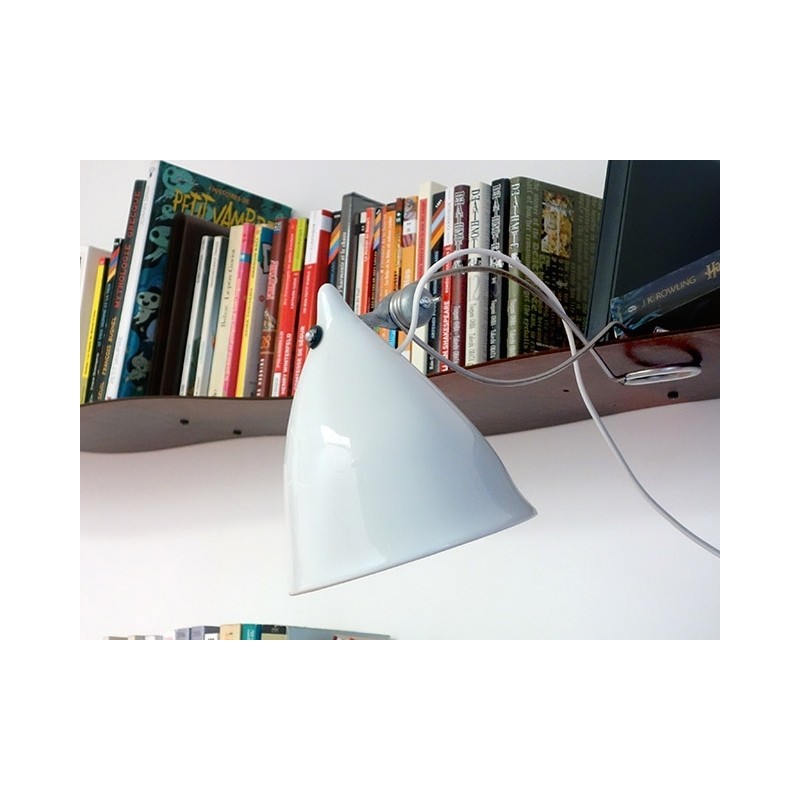 Lampe pince Cornette en porcelaine - Mate - Luminaire – Merci Paris