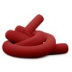 Assise NODASEAT tissu rouge Gabriel Rhythm 64089