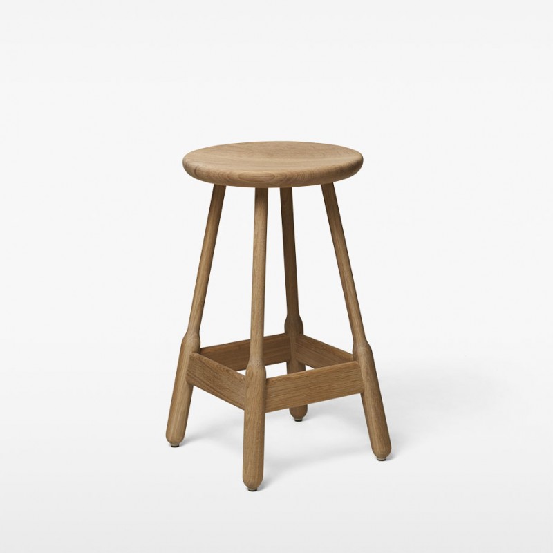 Tabouret de bar scandinave noir - Albert Référence : CD_Tbr32C-02