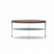 table basse Link étagère verre