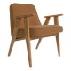 fauteuil 366+ tissu wool beige orangé