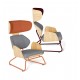 Fauteuil Panka dossier haut TABANDA