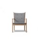 Fauteuil 1788 chêne savonné tissu Rime 151