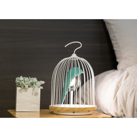 Lampe et enceinte Jingoo L'oiseau bleu DAQI CONCEPT