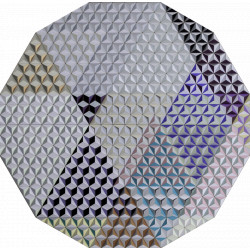 Tableau hexagonal mural HIS-3 Jupiter
