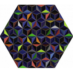 Tableau hexagonal mural DIS-2