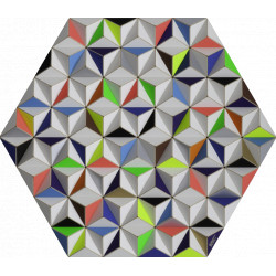 Tableau hexagonal mural AIS-2