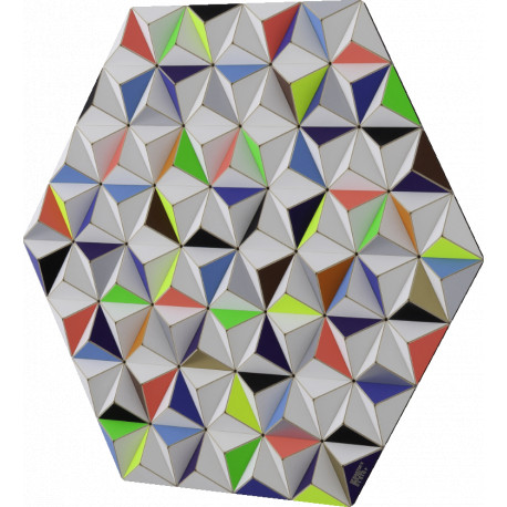 Tableau hexagonal mural AIS-2