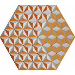 Tableau hexagonal mural CIS 2