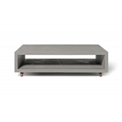 Table basse Monobloc sur roulettes