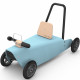 Porteur auto 2 en 1 pour enfant CHOU DU VOLANT