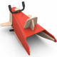 Bascule avion 2 en 1 pour enfant CHOU DU VOLANT