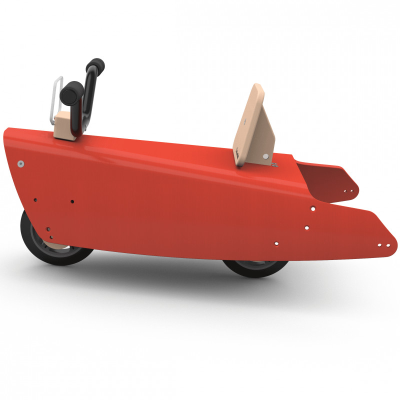 MOTO ENFANT ROUGE DRAISIENNE DESIGN MOTO