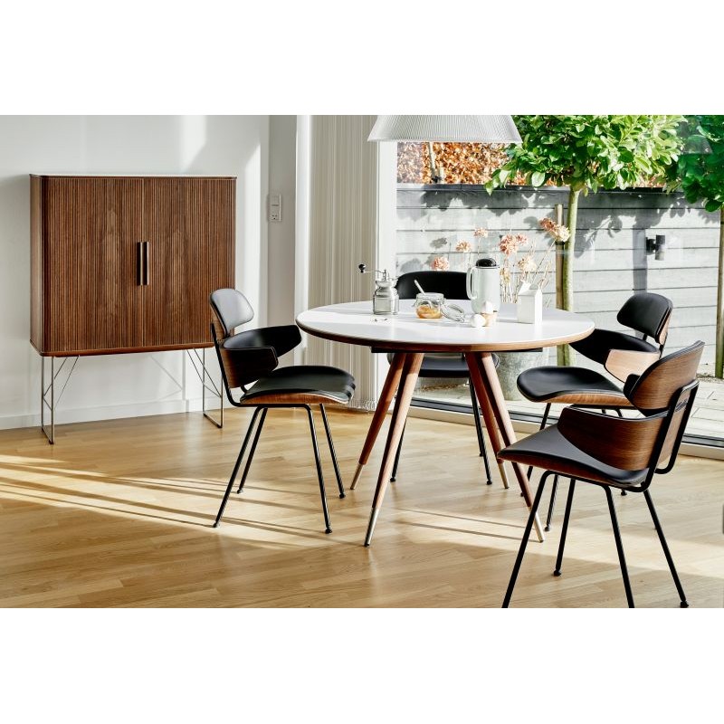 Table de repas ronde extensible Edge 110 cm NAVER