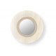 Applique ronde Lens ivoire/blanc ivoire