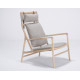Lounge chair Dedo tissu Main Line Flax archway