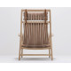 Lounge chair Dedo cuir Dakar whisky