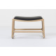 Repose-pieds Dedo cuir Dakar Black