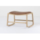 Repose-pieds Dedo cuir Dakar Whisky