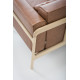 Fauteuil Fawn cuir Dakar whisky