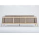 Canapé 3 places 1/2 Fawn cuir Dakar Stone