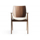 Fauteuil Shell pieds bois REX KRALJ
