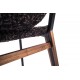 Chaise 21 noyer et tissu Kvadrat