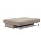 Canapé convertible Osvald tissu Cordufine beige 318