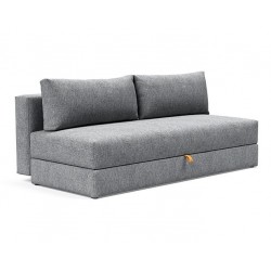 Canapé convertible Osvald tissu Twist granite 565