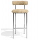 Chaise de comptoir Font peau de mouton Honey