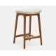 Tabouret de bar S 200-190 Basic marble blanc frêne 03