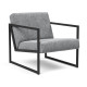 fauteuil Vikko tissu Twist granite 565