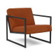 fauteuil Vikko tissu Corduroy orange brûlée 595