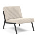 Chaise Vikko tissu Corduroy ivoire 594