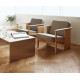 Fauteuil lounge Block FORM & REFINE