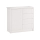 Commode Timo 1 porte 4 tiroirs OLIVIA LIVING