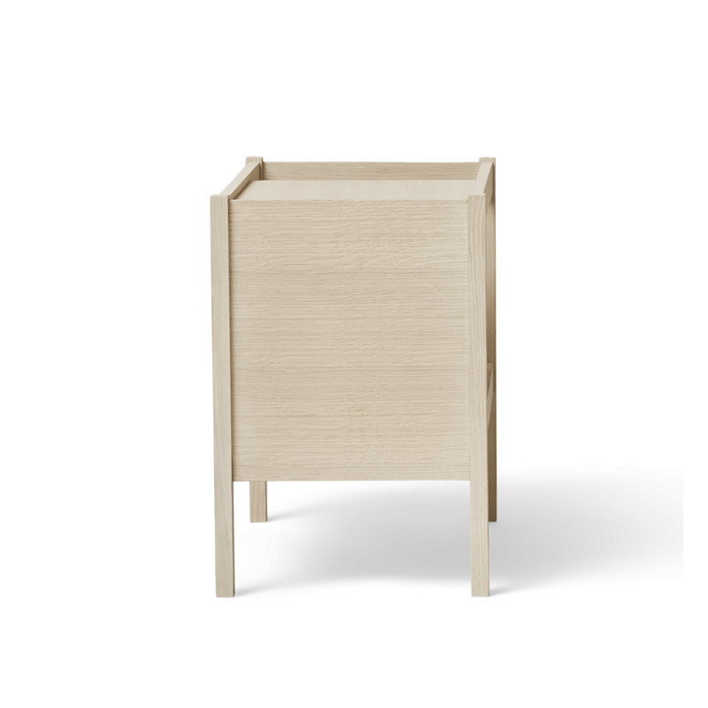 Petite table d'appoint ou guéridon BOSS-H35 structure et plateau en bois de  hêtre