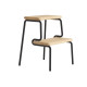 Tabouret Slalom WOUD