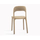 chêne huilé clair, assise cuir Linea 638