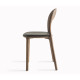 noyer, assise cuir Linea 622