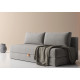 Canapé convertible Osvald tissu Avella warm grey 282