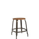 Tabouret bois et métal 45 NICOLLE