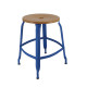 Tabouret bois et métal 45 NICOLLE