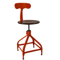 Chaise réglable bois et métal Dactylo 45-60 NICOLLE
