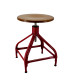Tabouret bois et métal réglable Dactylo 45-60 NICOLLE