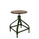 Tabouret bois et métal réglable Dactylo 45-60 NICOLLE