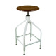 Tabouret bois et métal réglable Dessinateur 65/80 NICOLLE