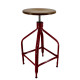 Tabouret bois et métal réglable Dessinateur 65/80 NICOLLE